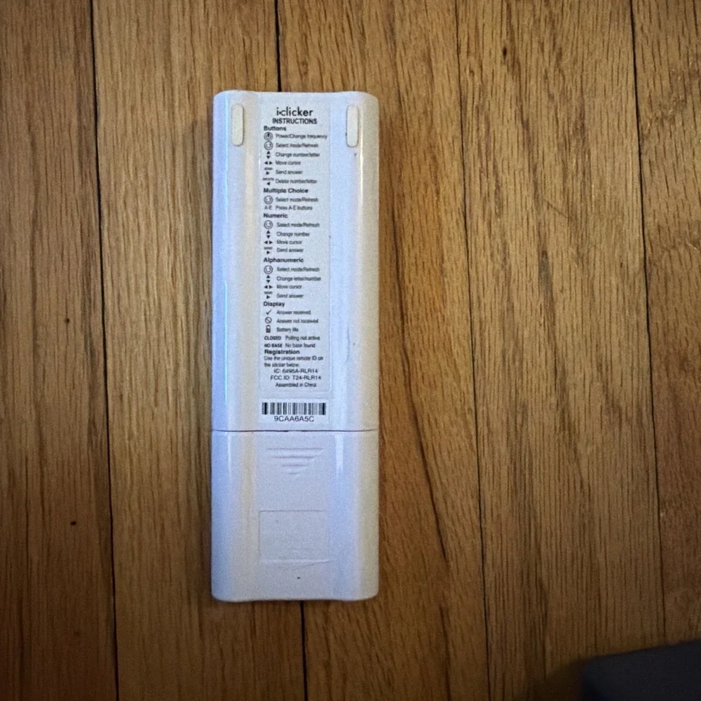 iClicker 2 Student Response‎ Remote College Classroom Controller + Silicone Case